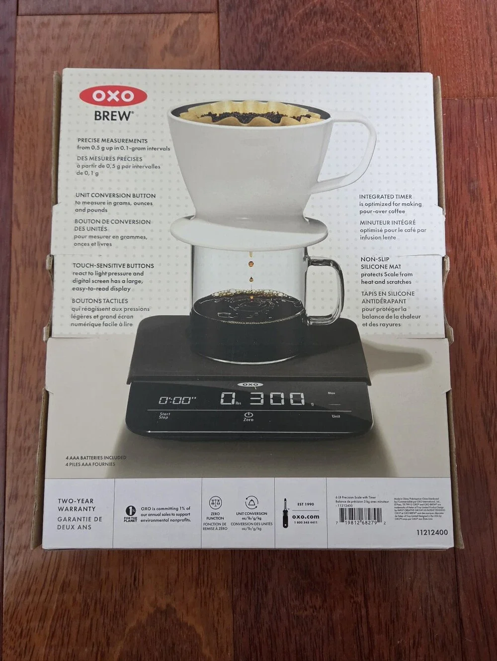 OXO Precision Scale with Timer ~BLACK **NEW
